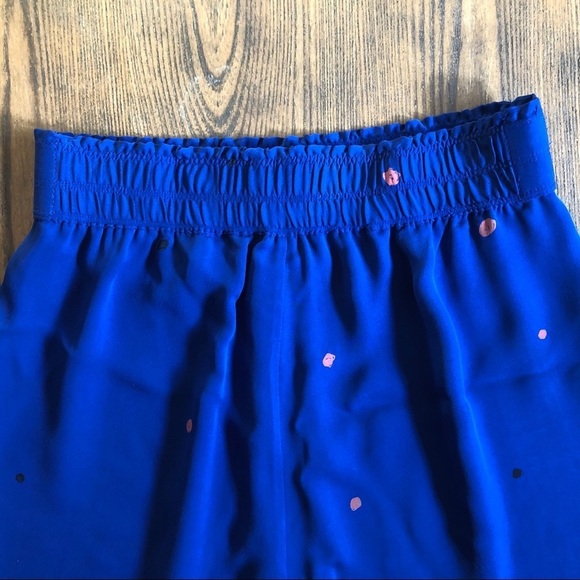 T. Babaton Quinn 100% Silk Skirt maxi slit blue purple XS - Picture 10 of 12